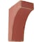 Ekena Millwork 3 1/2"W x 6"D x 8"H Clarksville Wood Vintage Decor Bracket, Salvage Red BKTWD04X06X08CVRD - alternate 1